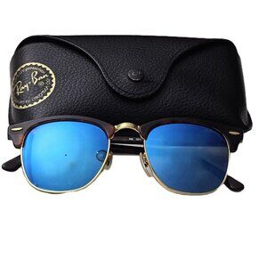 Ray-Ban Clubmaster Classic Unisex Sunglasses – Tortoise/Gold